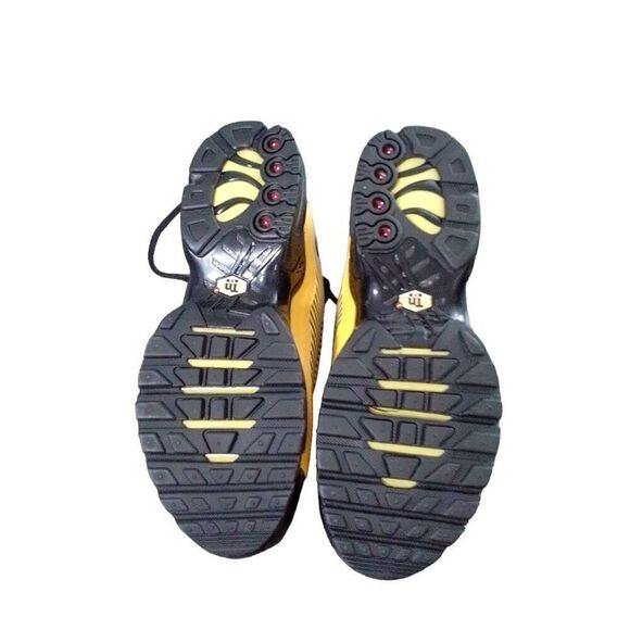 Juniors NIKE AIR MAX PLUS TN SE BG Amarillo Trainers BQ1188 700 Size 6.5Y - Picture 4 of 6